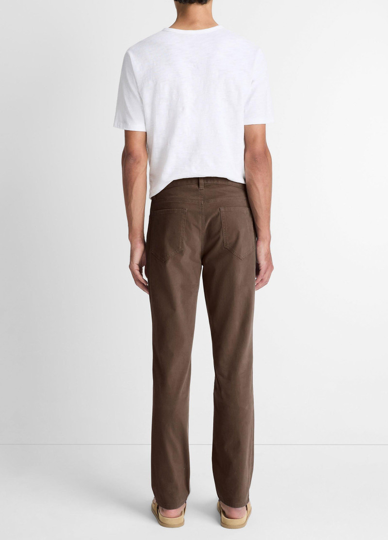 Vince Dylan Slim 5-Pocket Peached Stretch-Cotton Pant outlook
