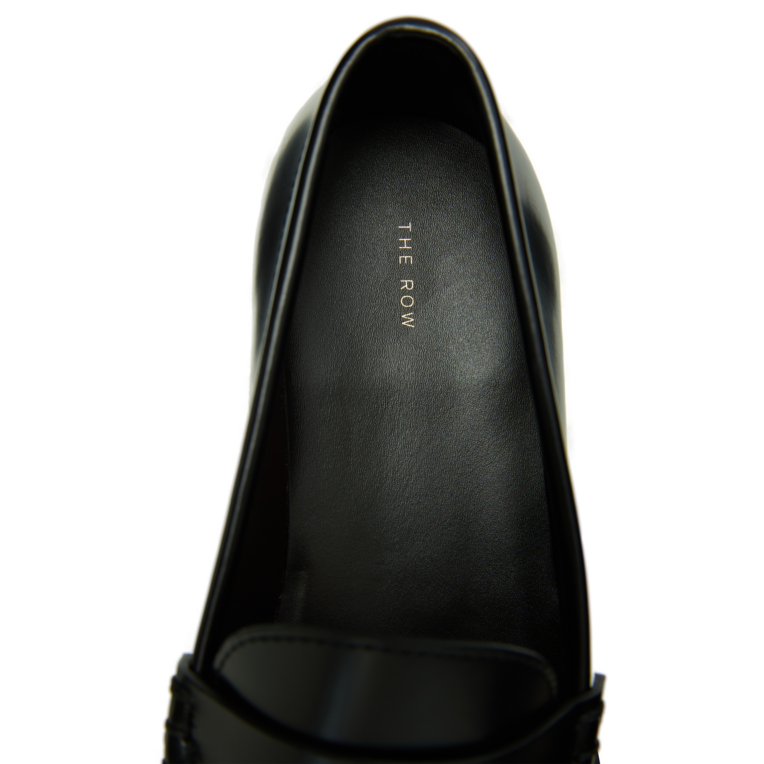 BLACK LEATHER LOAFERS - 5