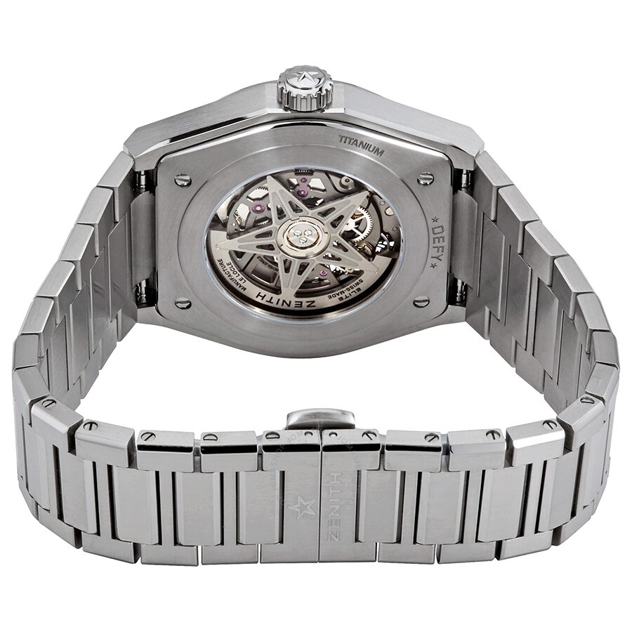 Zenith Defy Classic Automatic Skeletal Dial Titanium Men's Watch 95.9000.670/78.M9000 - 3