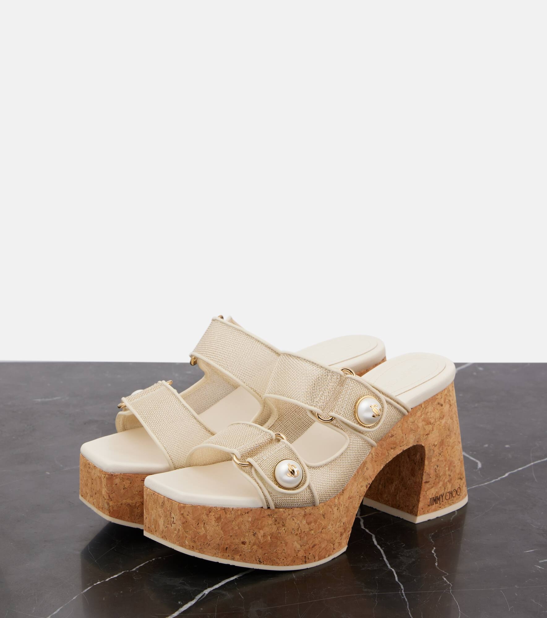 Fayence 95 platform sandals - 4
