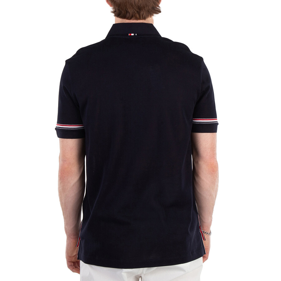 Thom Browne Short Sleeve Cotton Polo Shirt - 3