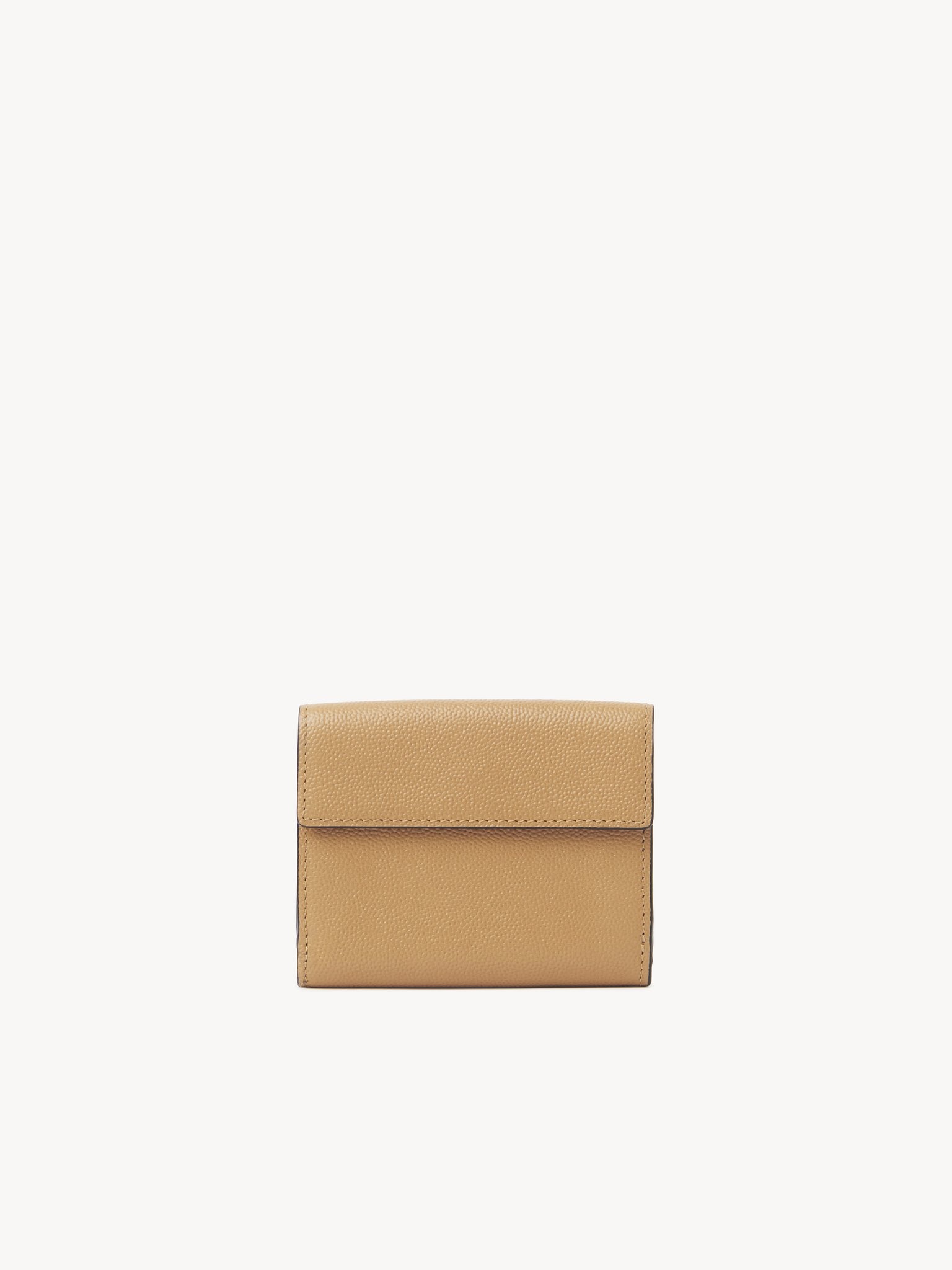 SMALL CHLOÉ CHARMS TRI-FOLD WALLET IN GRAINED LEATHER - 3