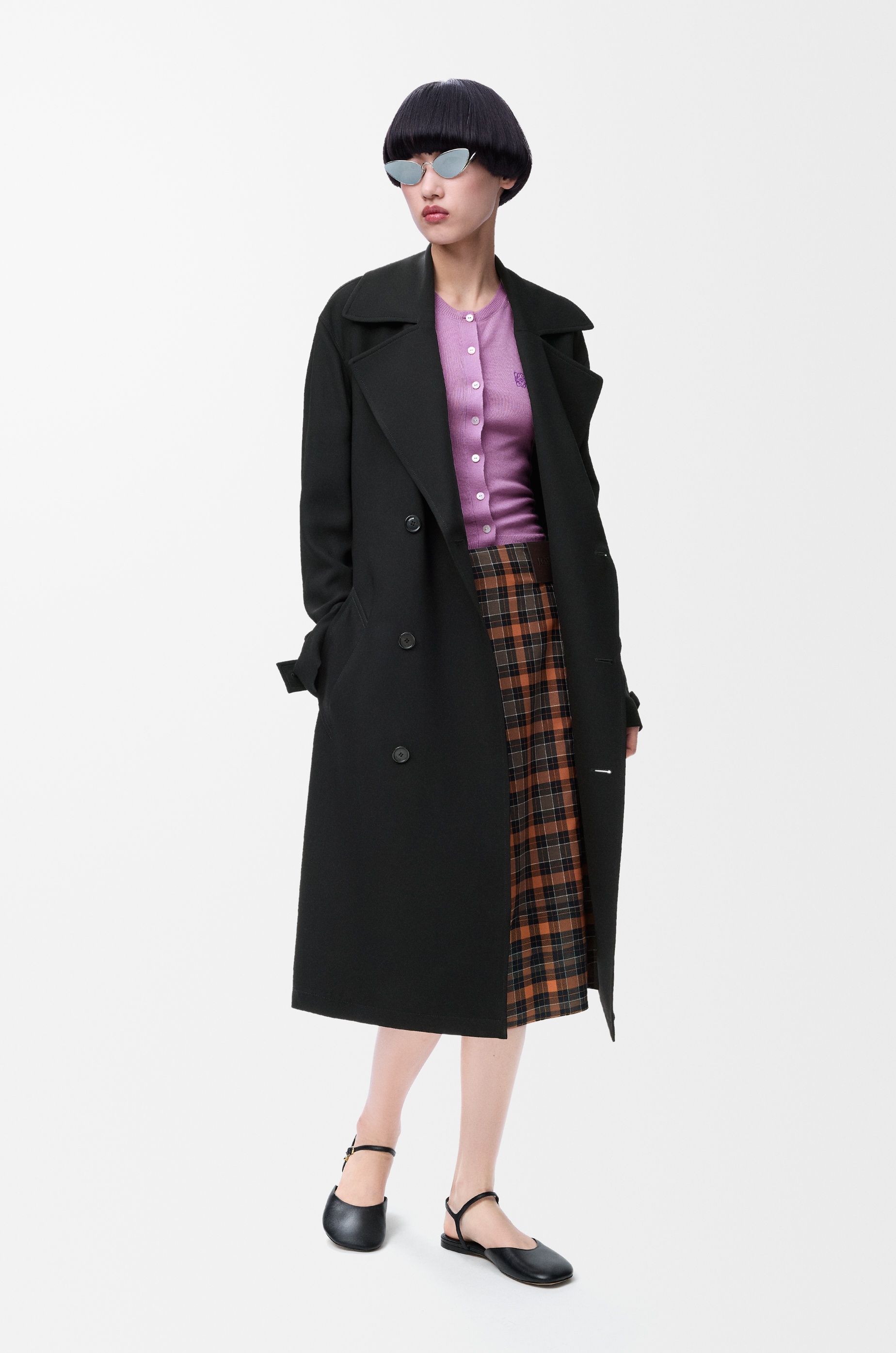 Trench coat in stretch viscose - 2