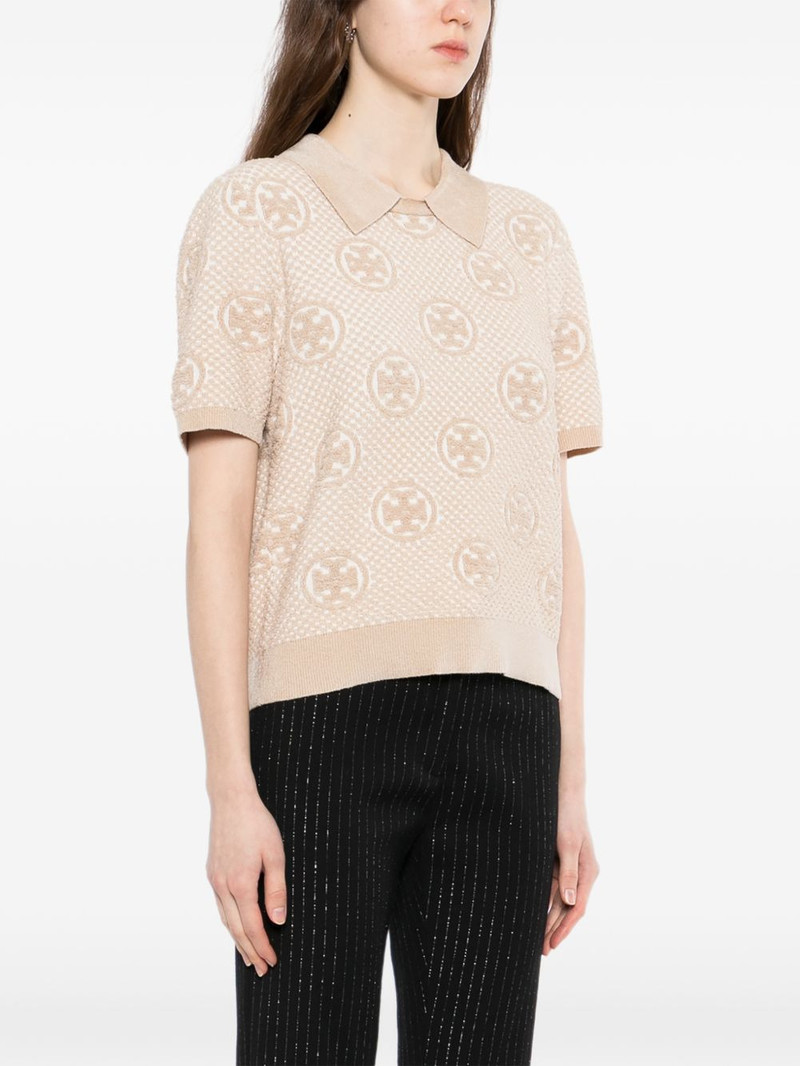 monogram jacquard top 3