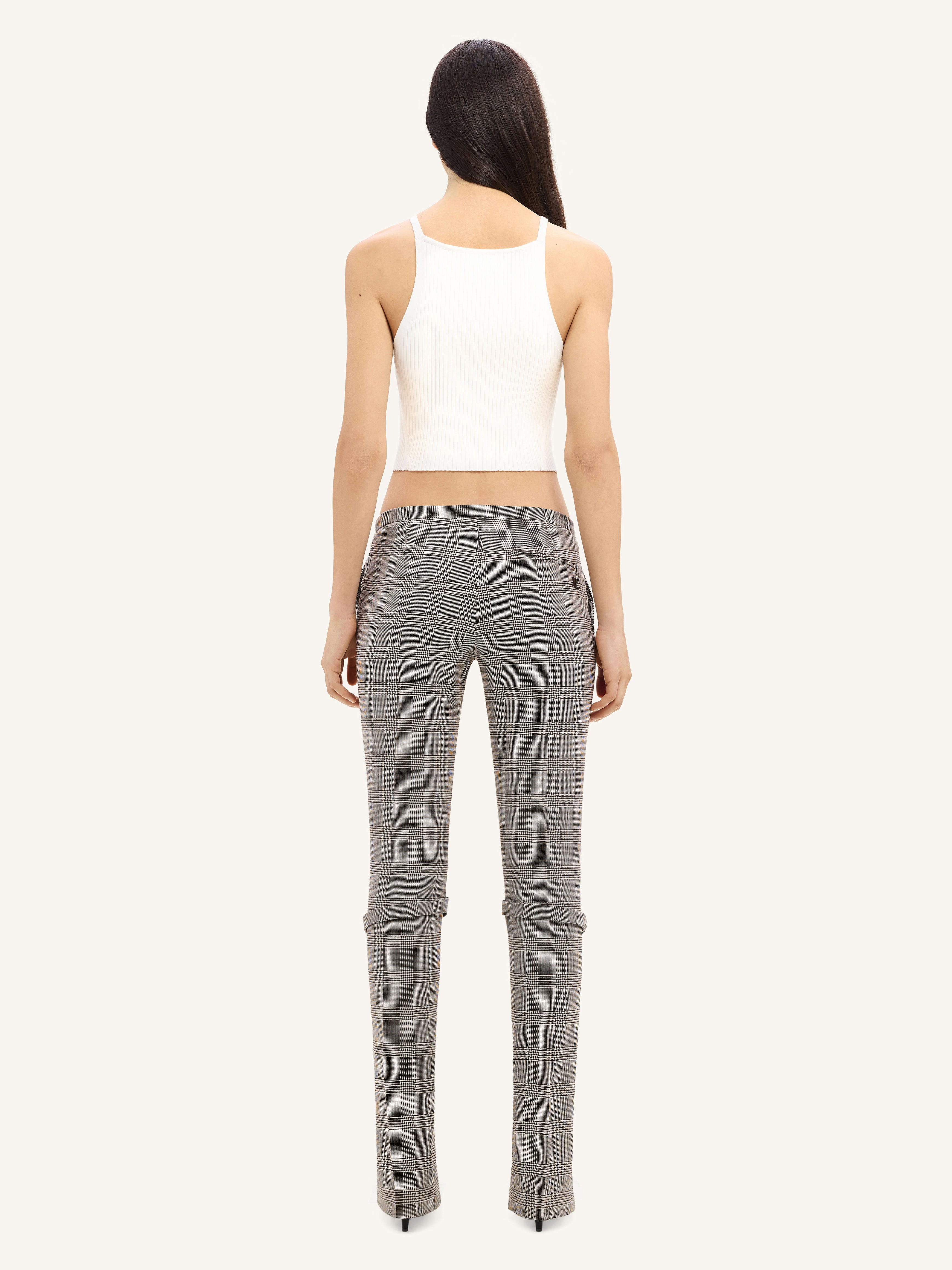 POINTY RIB KNIT TANK TOP - 4