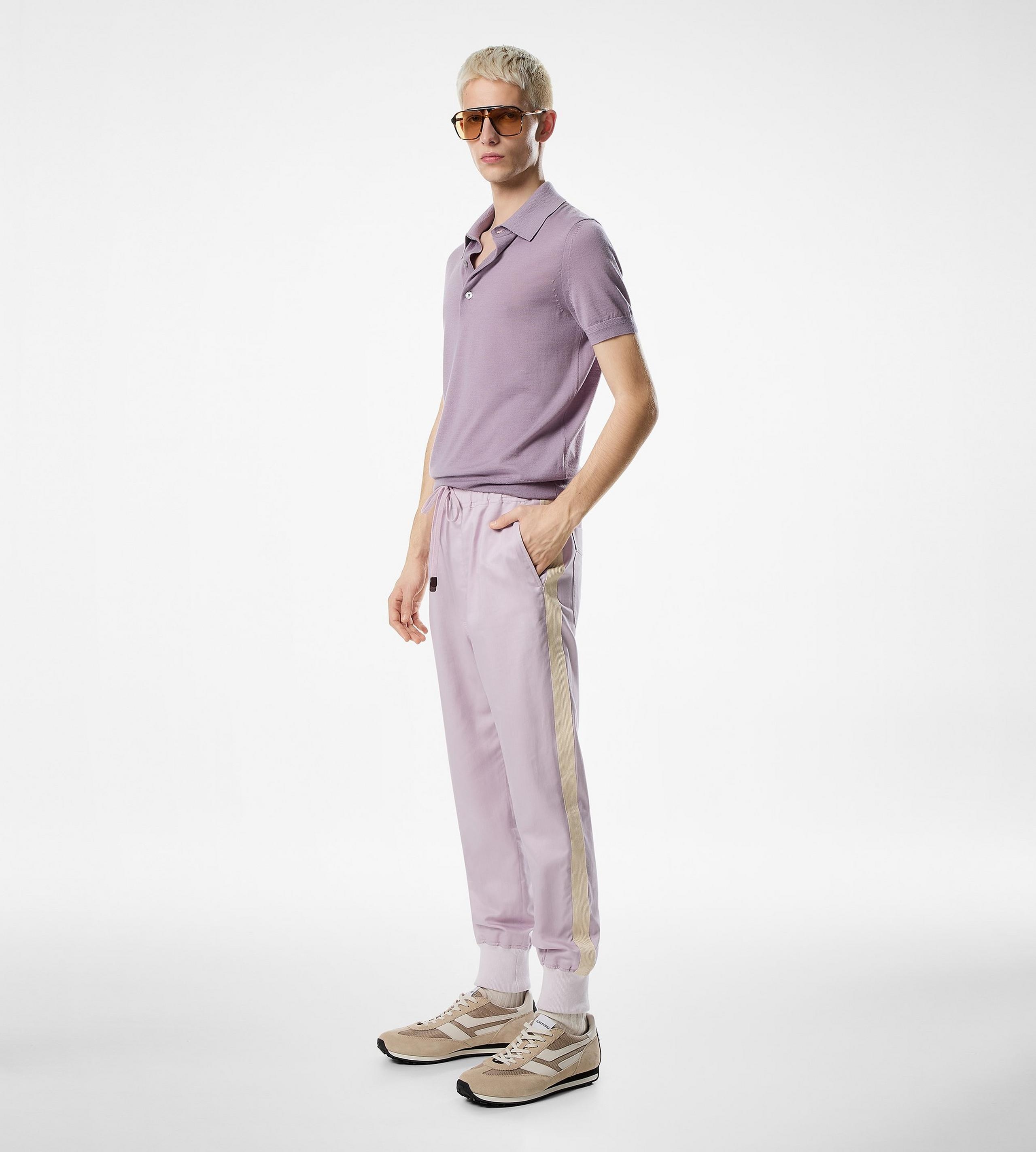 FINE GAUGE CASHMERE SILK KNIT POLO - 2