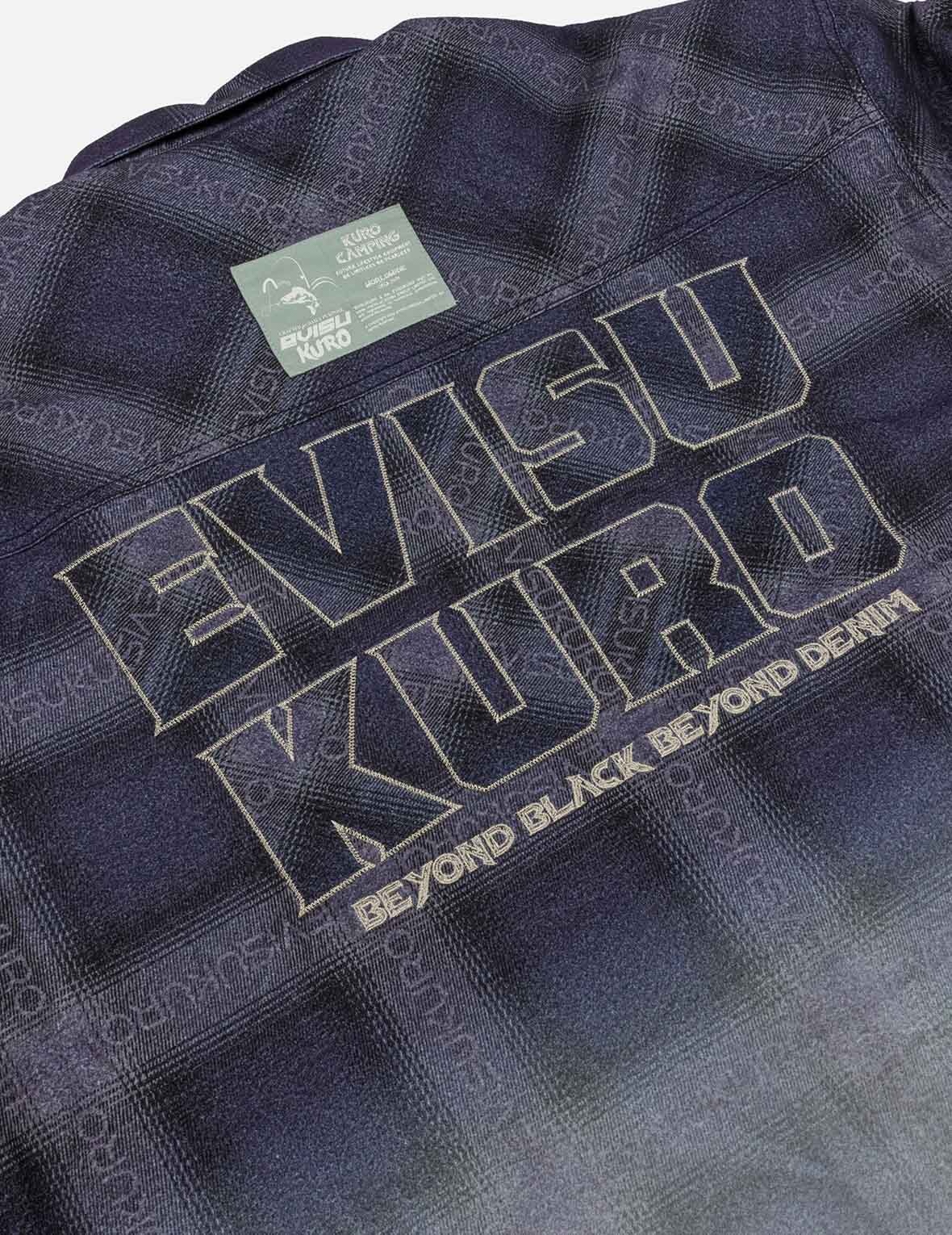 Flannel Check with Snow Mountian Print Relax Fit Shirt Jacket - 10
