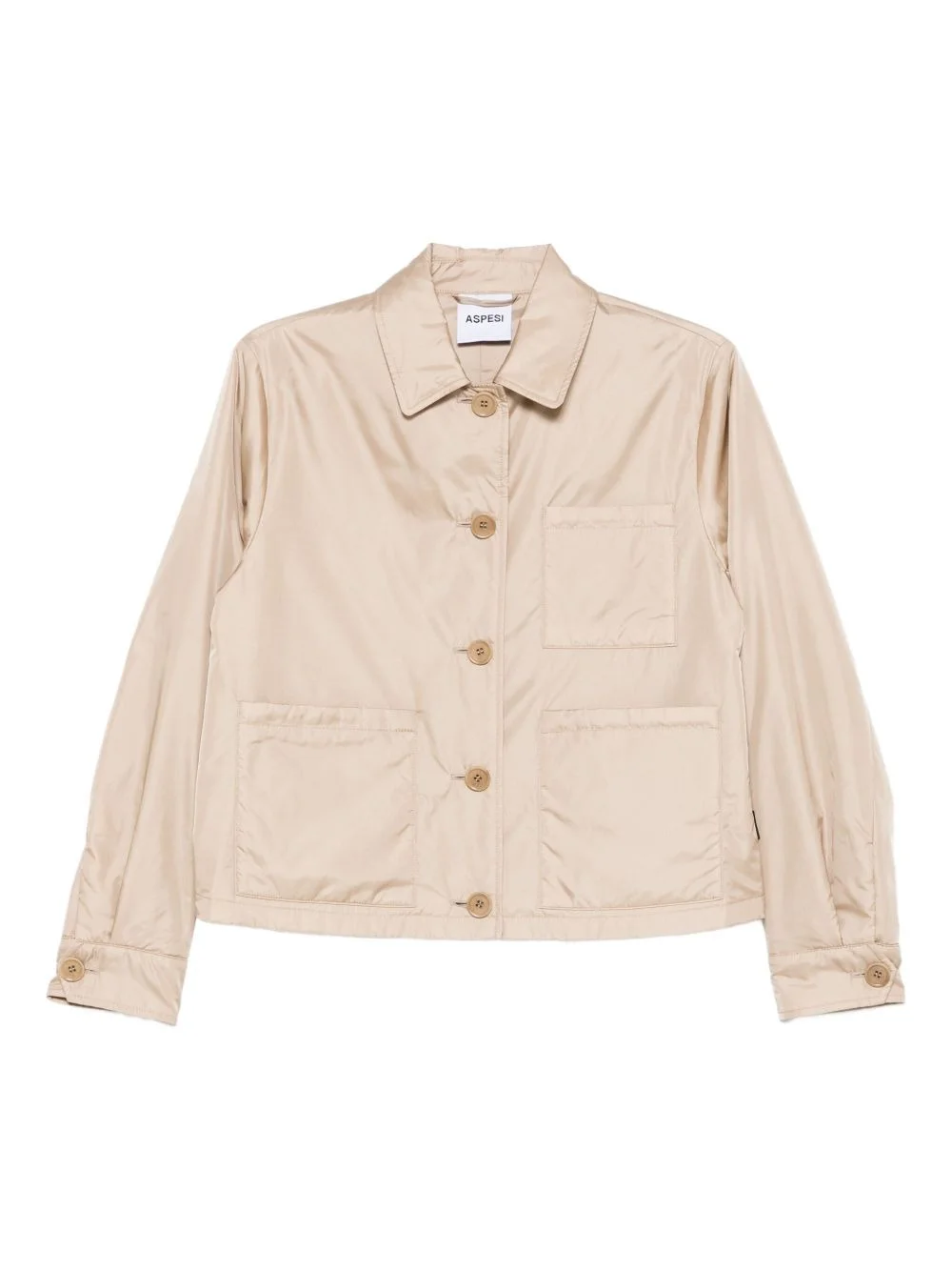 buttoned patch-pocket jacket - 1