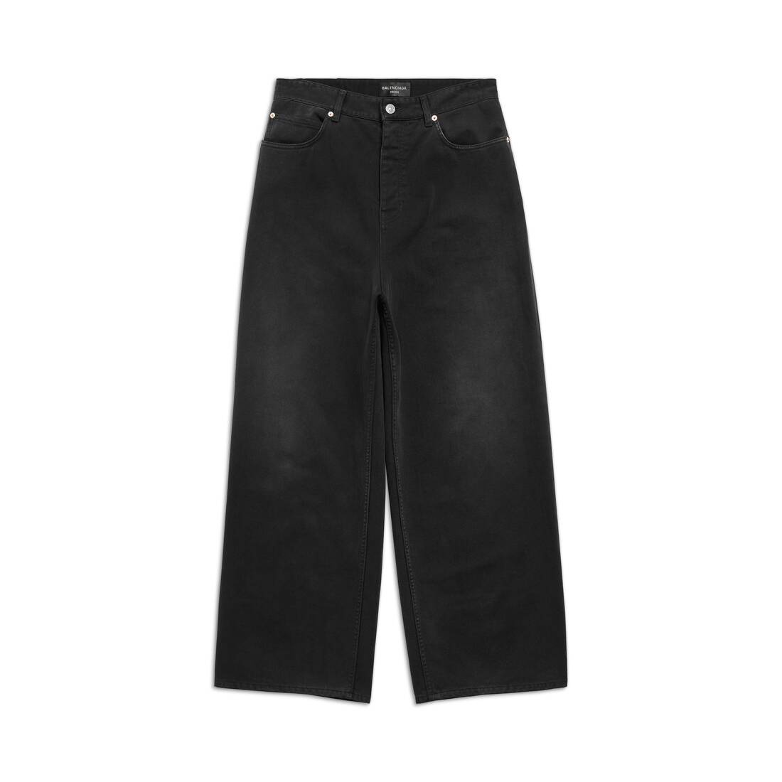 Baggy Pants in Black Faded - 1