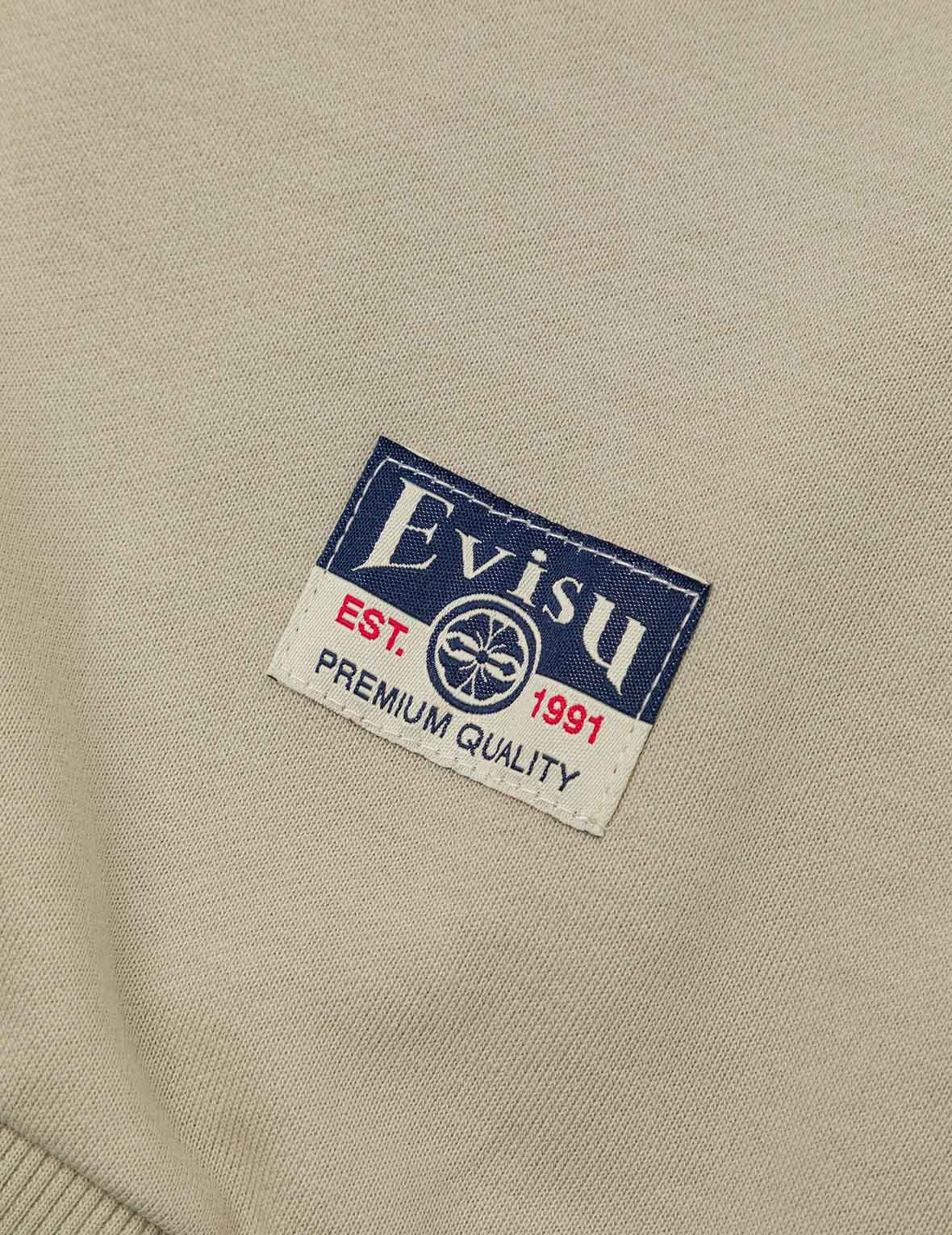 Daruma and Logo Embroidery Relax Fit Sweatshirt - 7