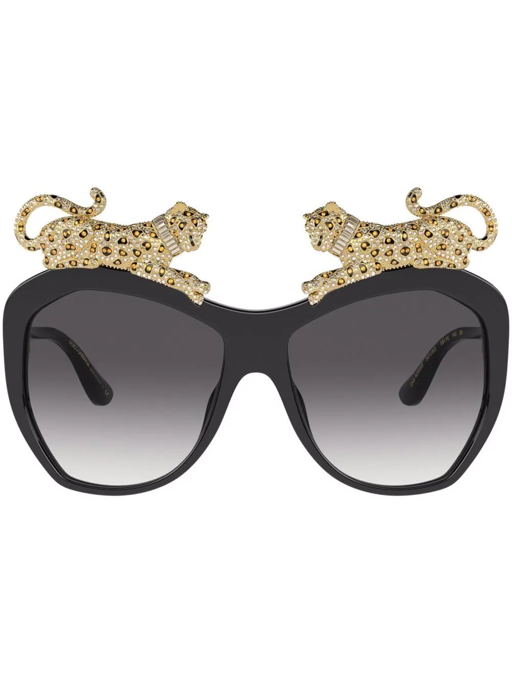 Diva leopard-motif sunglasses - 1