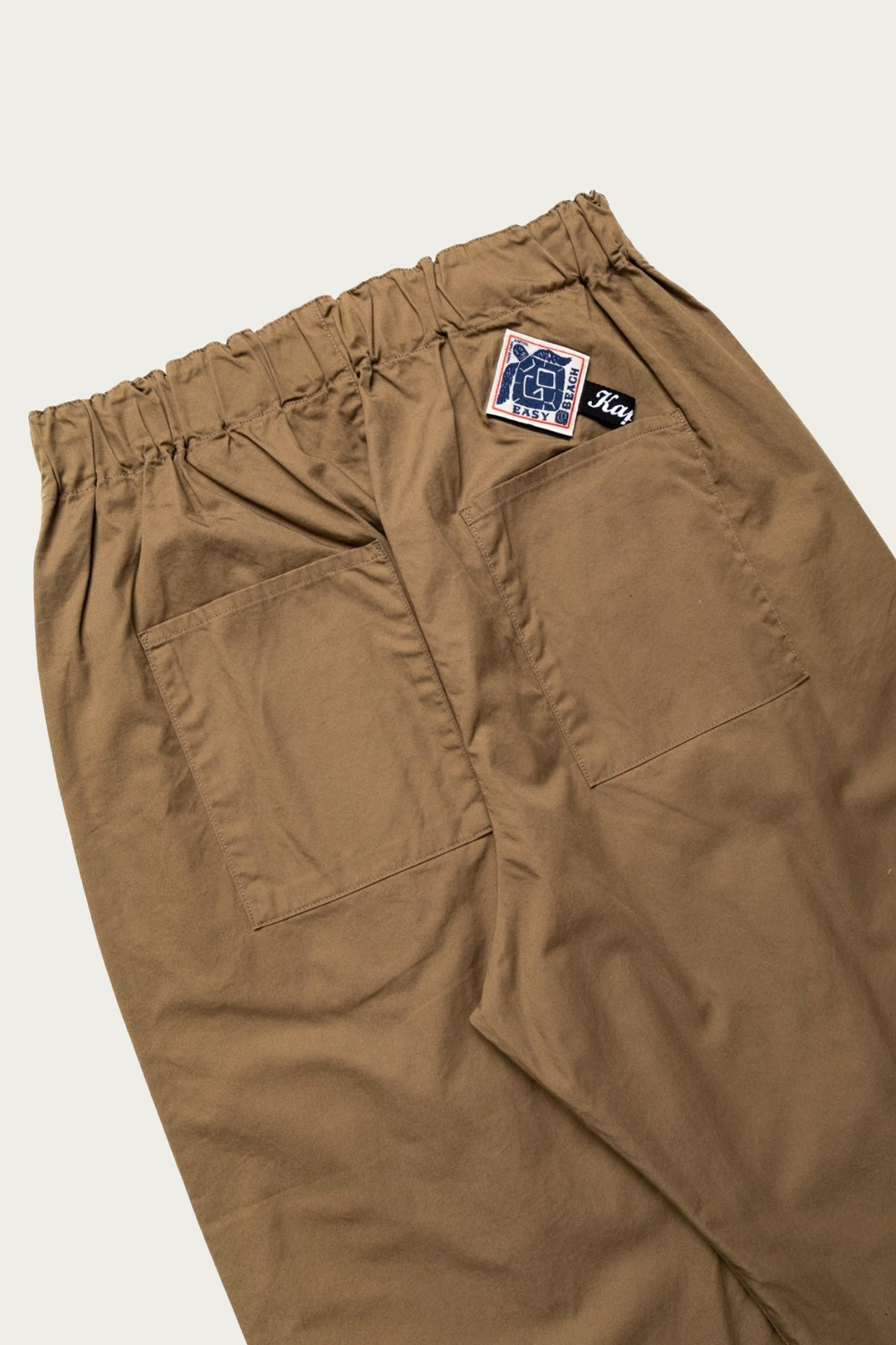 Combed Burberry Cotton EASY-BEACH-GO Pants - Beige - 4