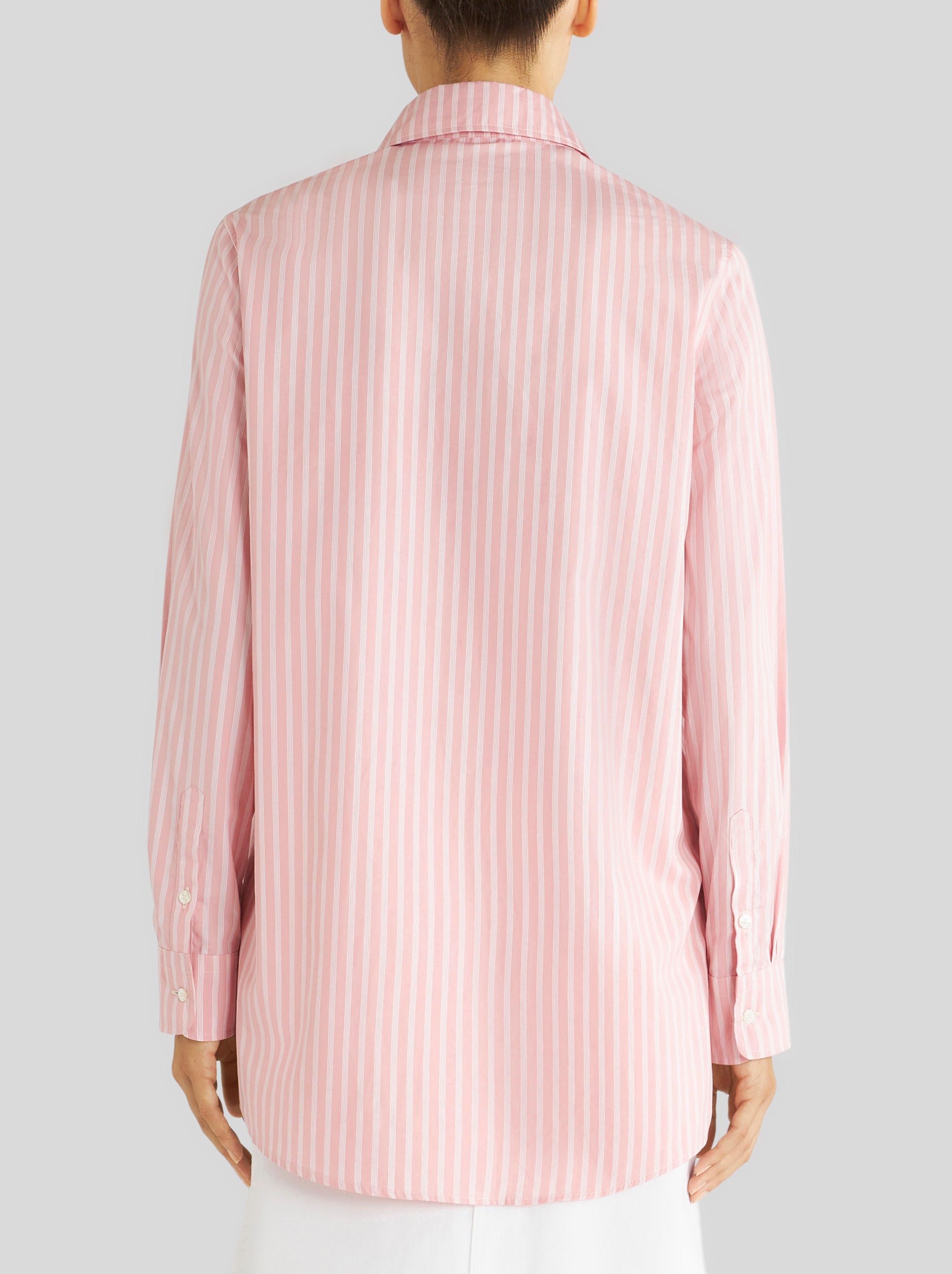 STRIPED SHIRT WITH EMBROIDERED PEGASO - 4