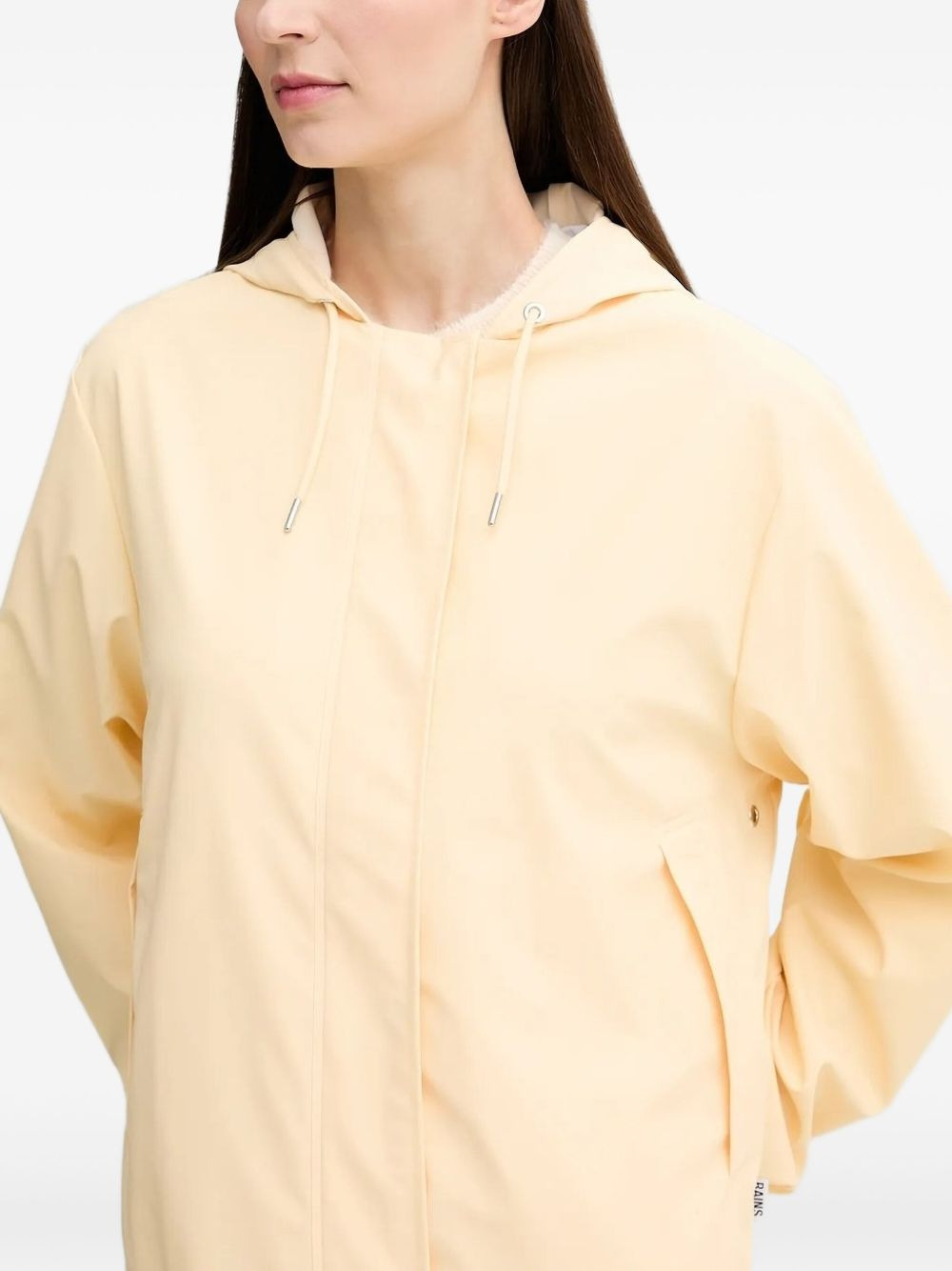 hooded drawstring jacket - 3