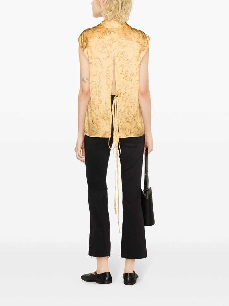 floral-print silk top 4