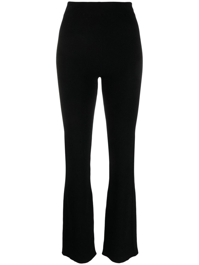ribbed wool-blend trousers 1