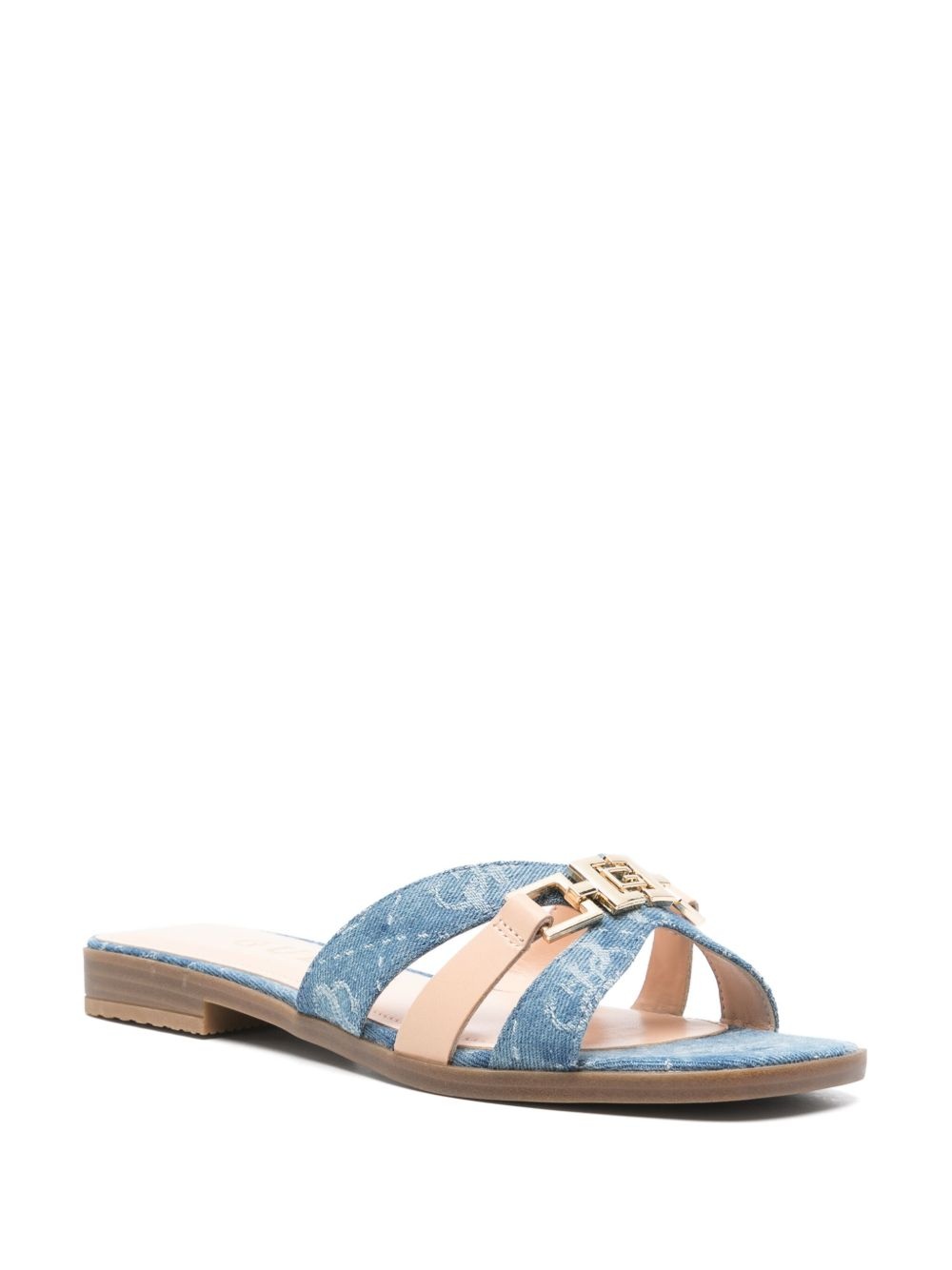 denim slides - 2