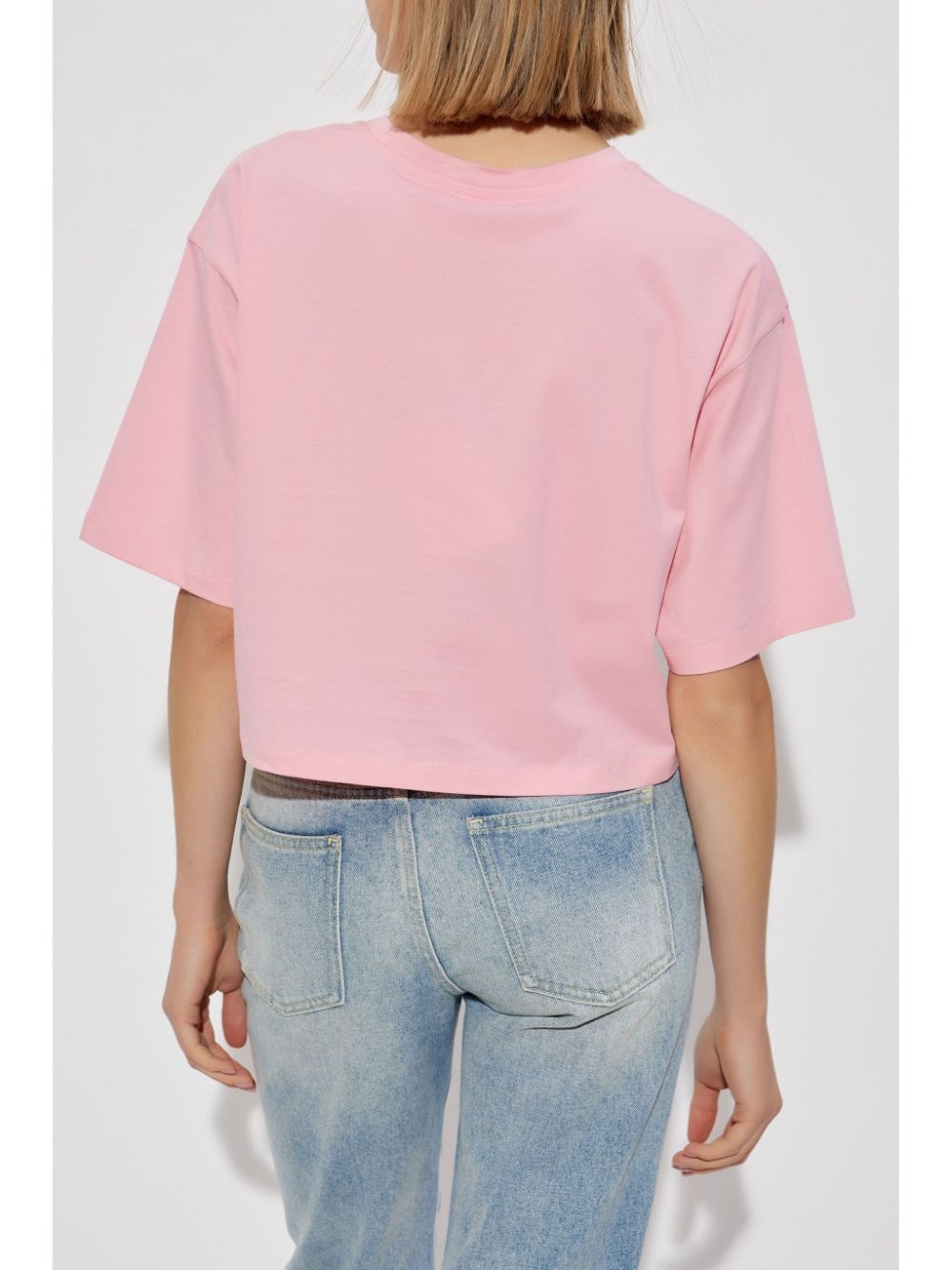 logo-print cotton T-shirt - 4