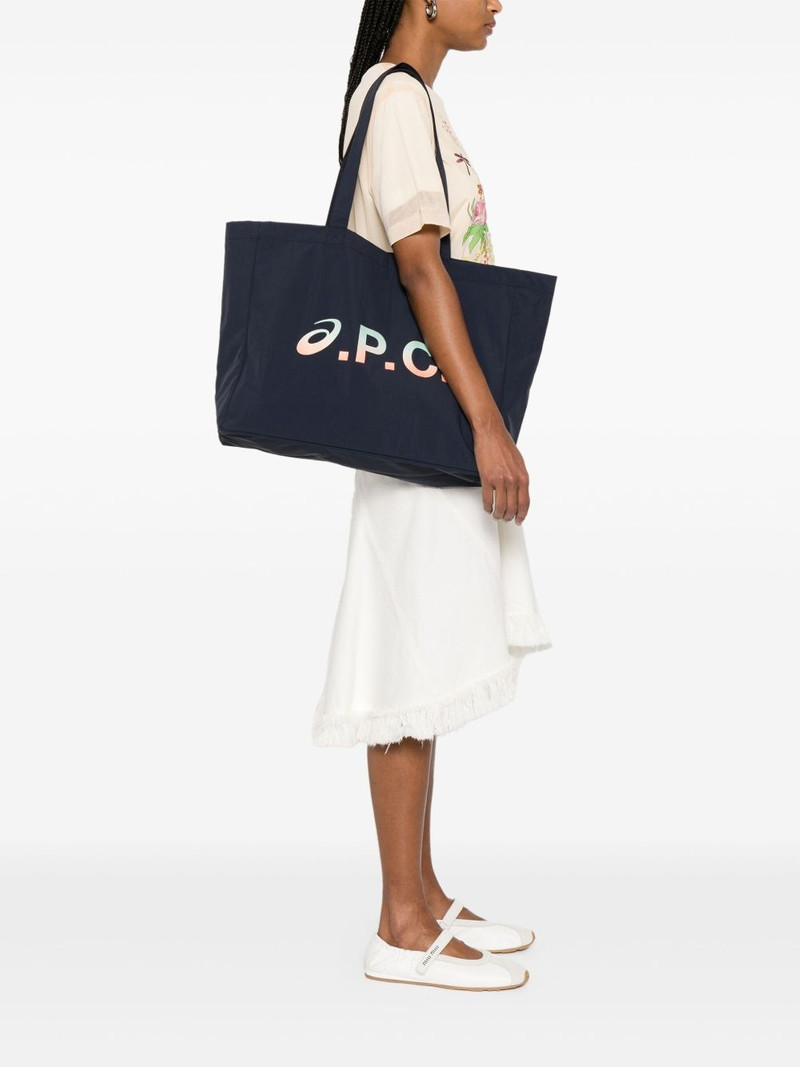 A.P.C. logo-print tote bag outlook