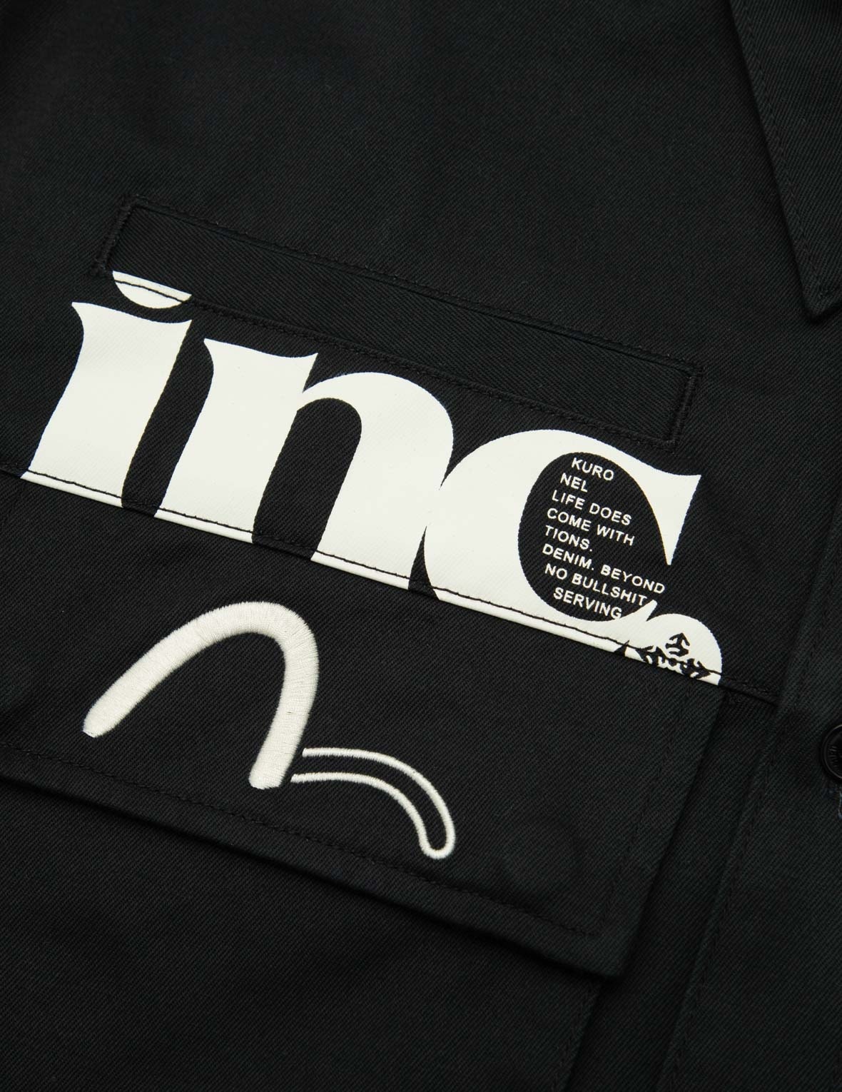 Multi Logo Print Cargo Shirt - 13