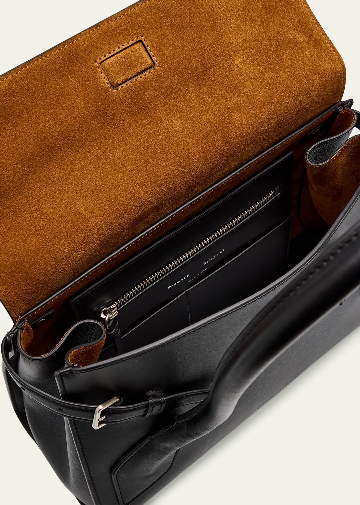 Tate Small Calfskin Top-Handle Bag - 4