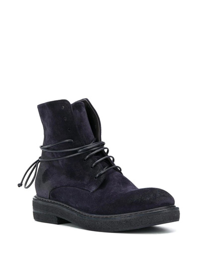 Marsèll suede ankle boots with lace up detail outlook