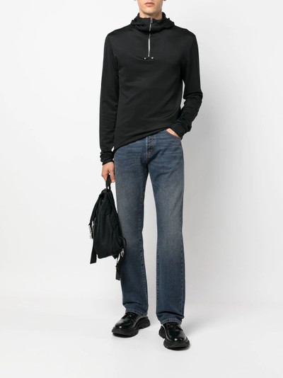 Heron Preston high-rise straight-leg jeans outlook