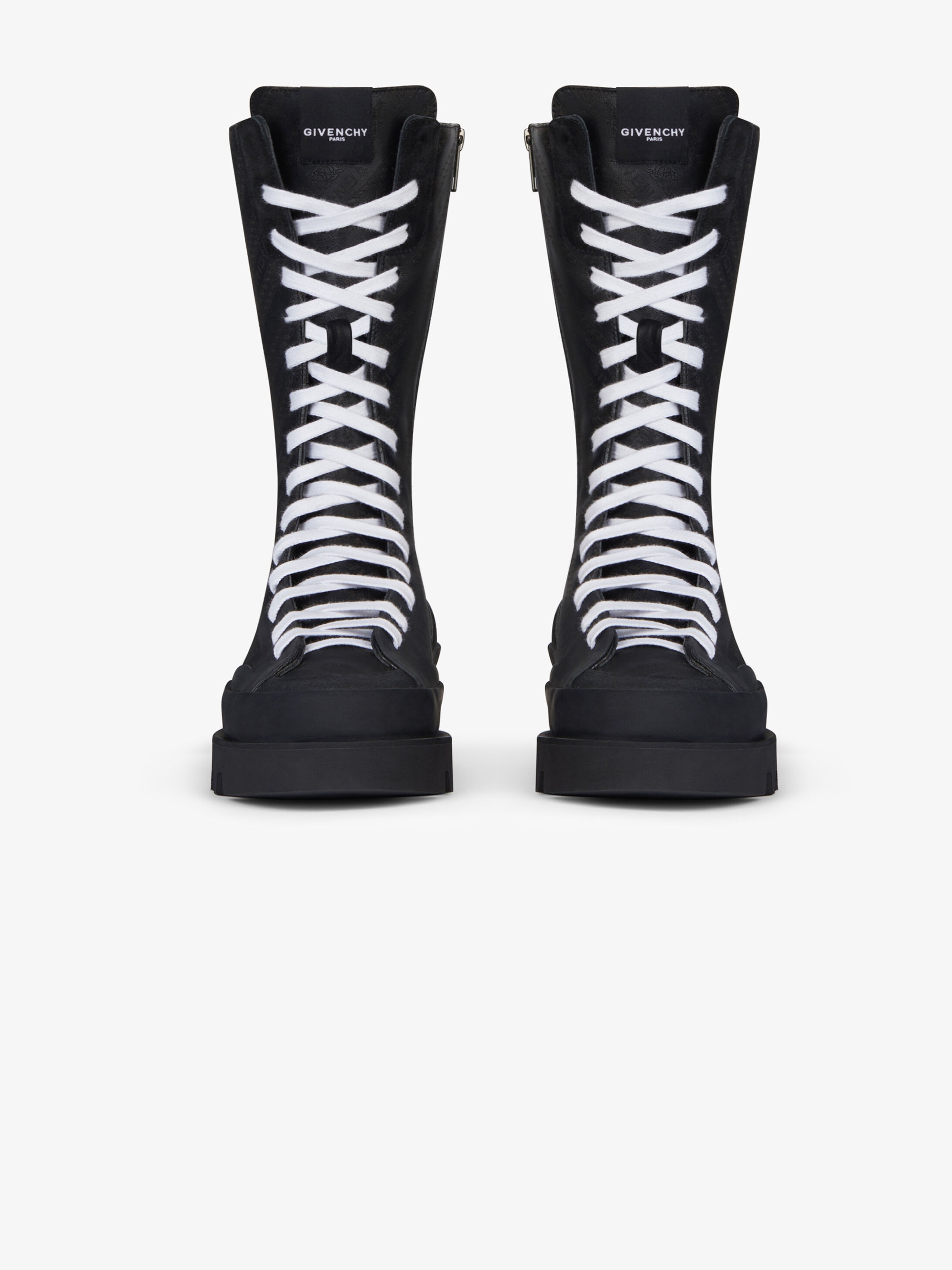 GIVENCHY Chain Clapham boots in leather - 3