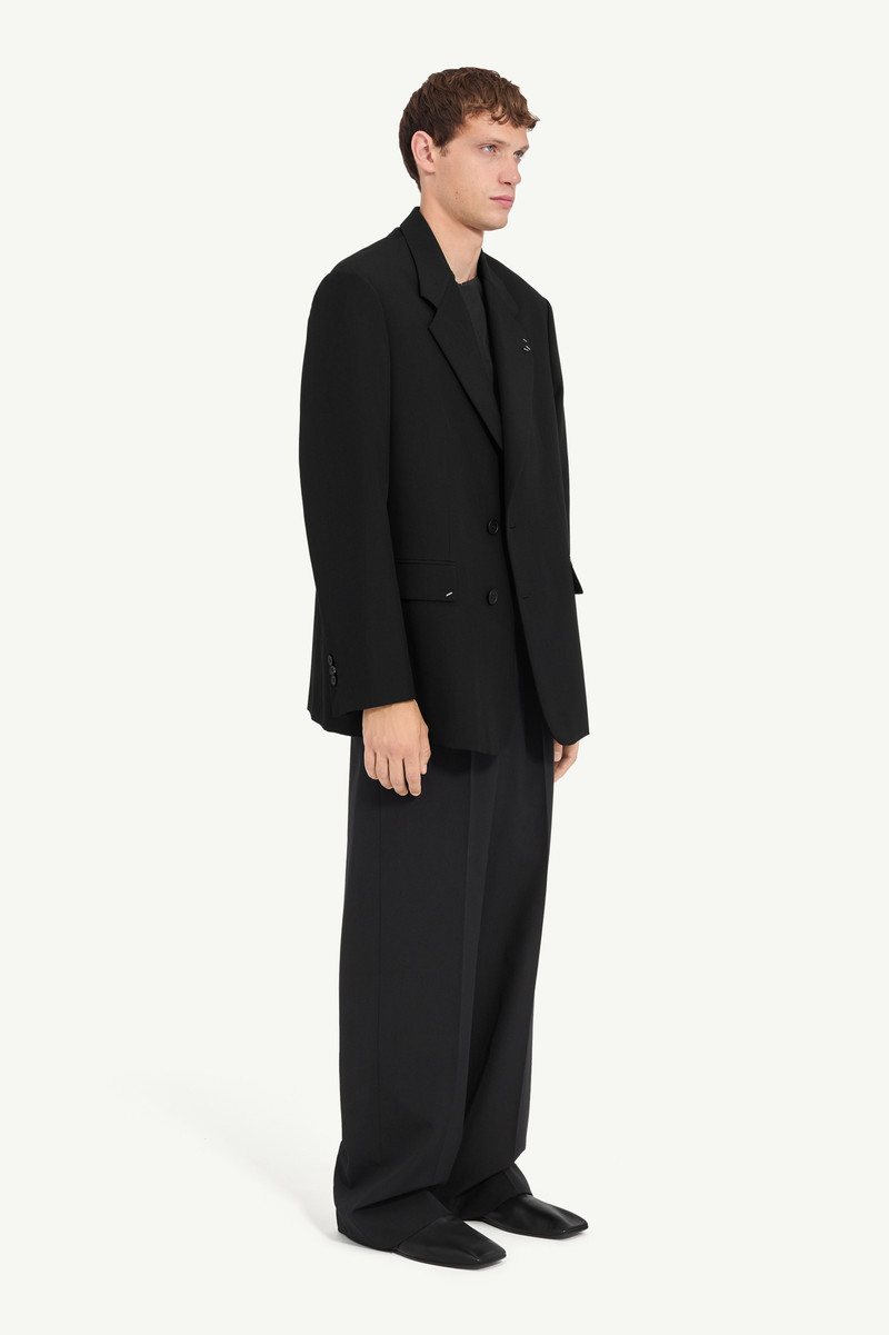 MM6 Maison Margiela Stapled wool-blend jacket outlook