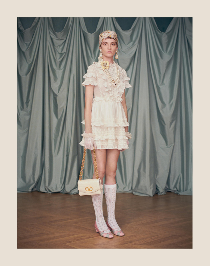 PAPIER FLORAL SILK SCARF 6