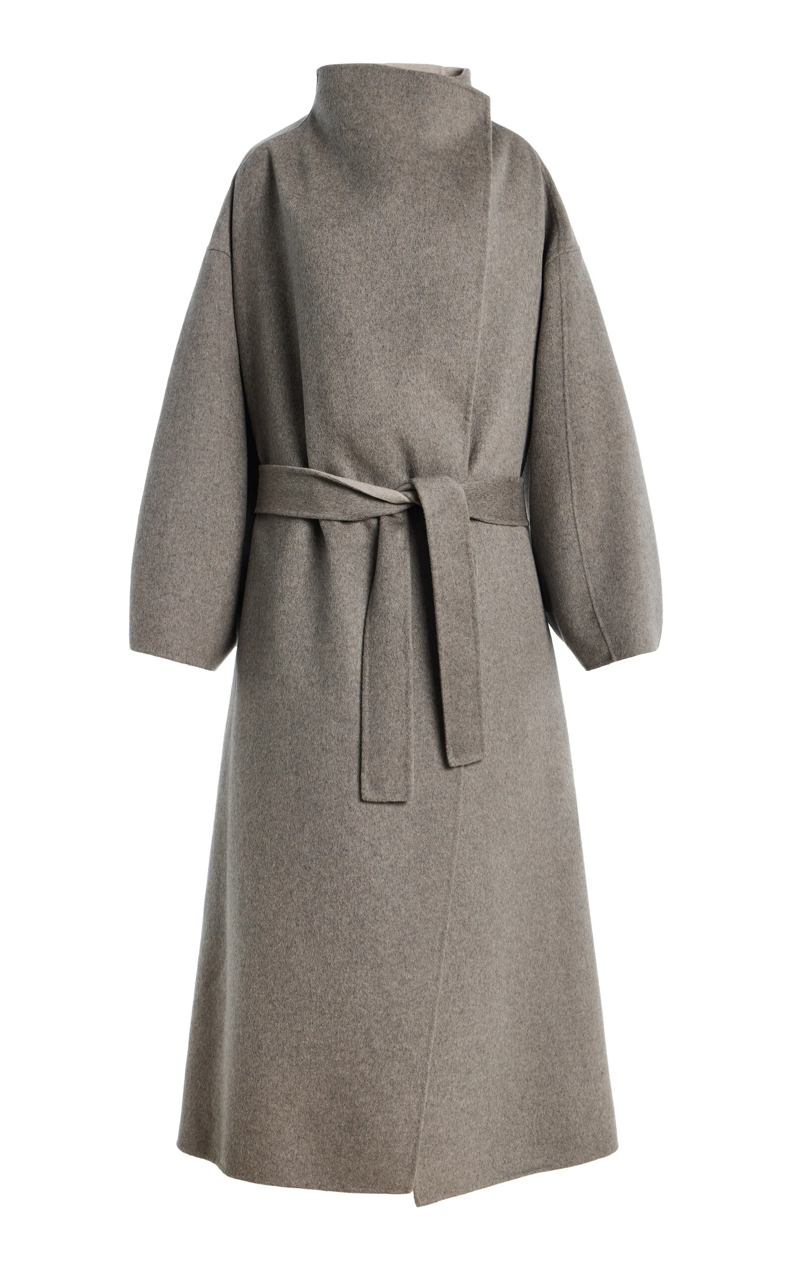 Leroy Reversible Funnel-Neck Wool-Blend Coat - 1