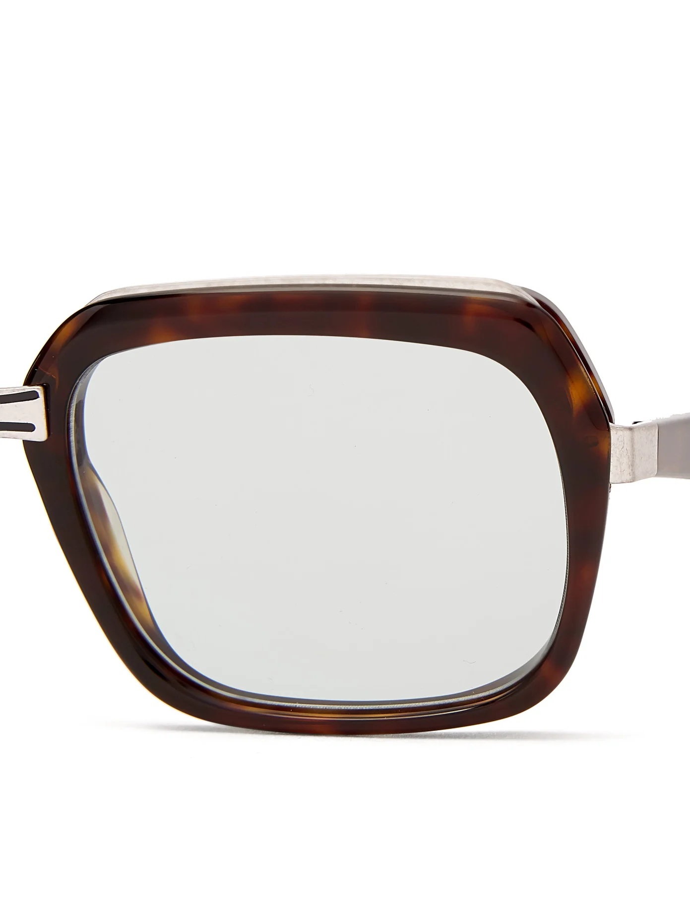 Oversized square acetate sunglasses - 5