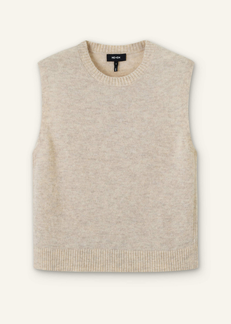 Straight Knit Vest - 1