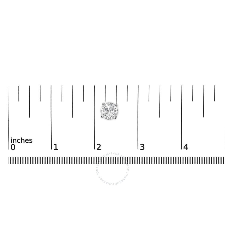 Haus Of Brilliance - Haus of Brilliance 14K White Gold 7.00 Cttw Round Cut Lab Grown Diamond Classic 4-Prong Stud Earring - 4