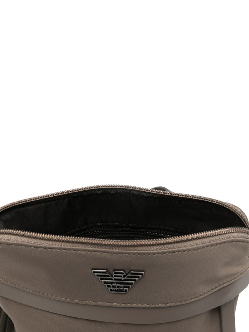 logo-strap messenger bag 5