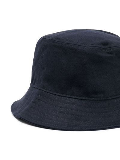 Raf Simons logo-patch bucket hat outlook