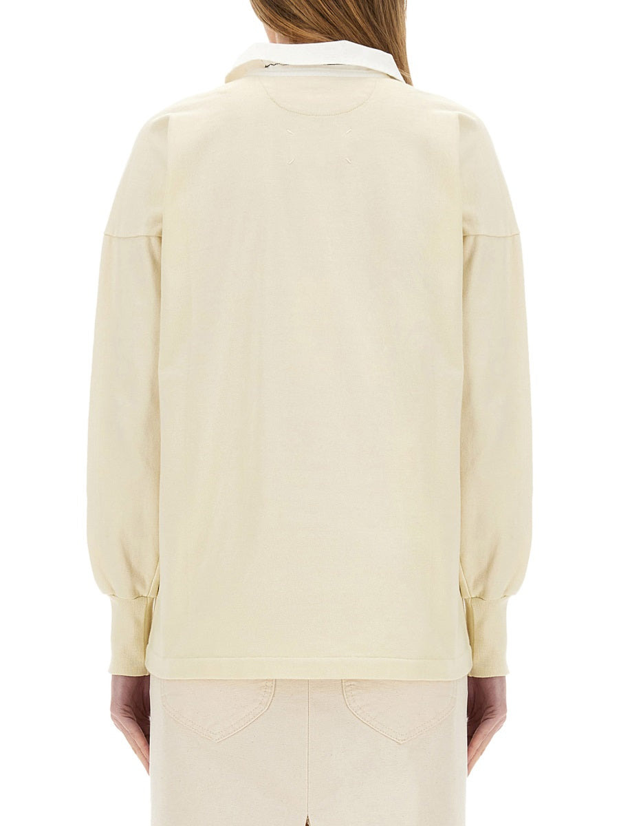 Maison Margiela Women Polo Shirt With Print - 3