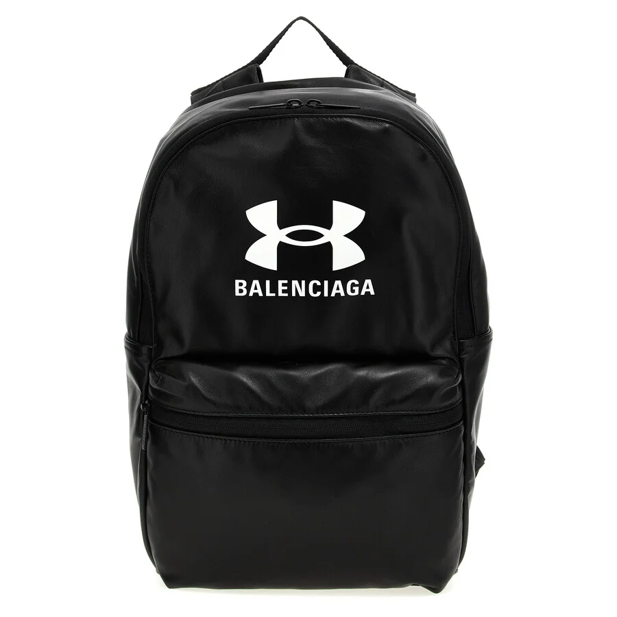 Balenciaga Logo Embossed Backpack - 1