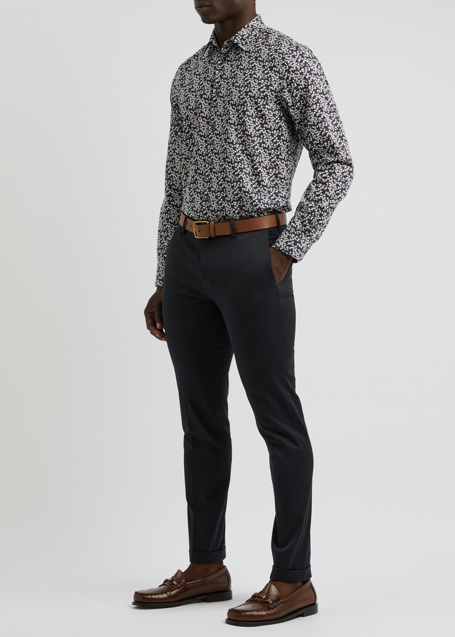 Paul Smith Slim-leg Stretch-cotton Trousers - 4