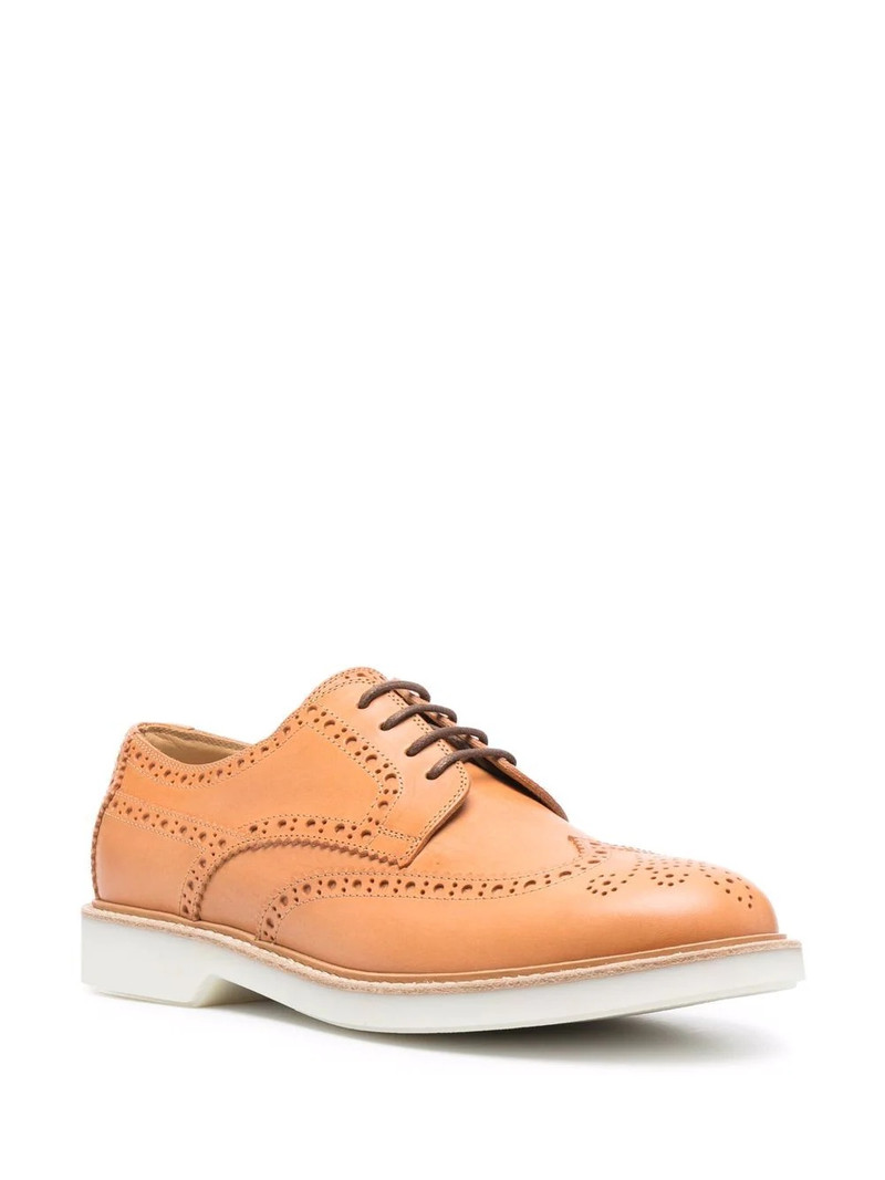 Brunello Cucinelli brogue-detailed Derby shoes outlook