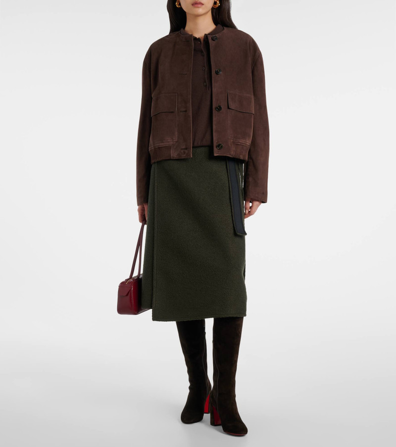 Christian Louboutin Loo 85 suede over-the-knee boots outlook