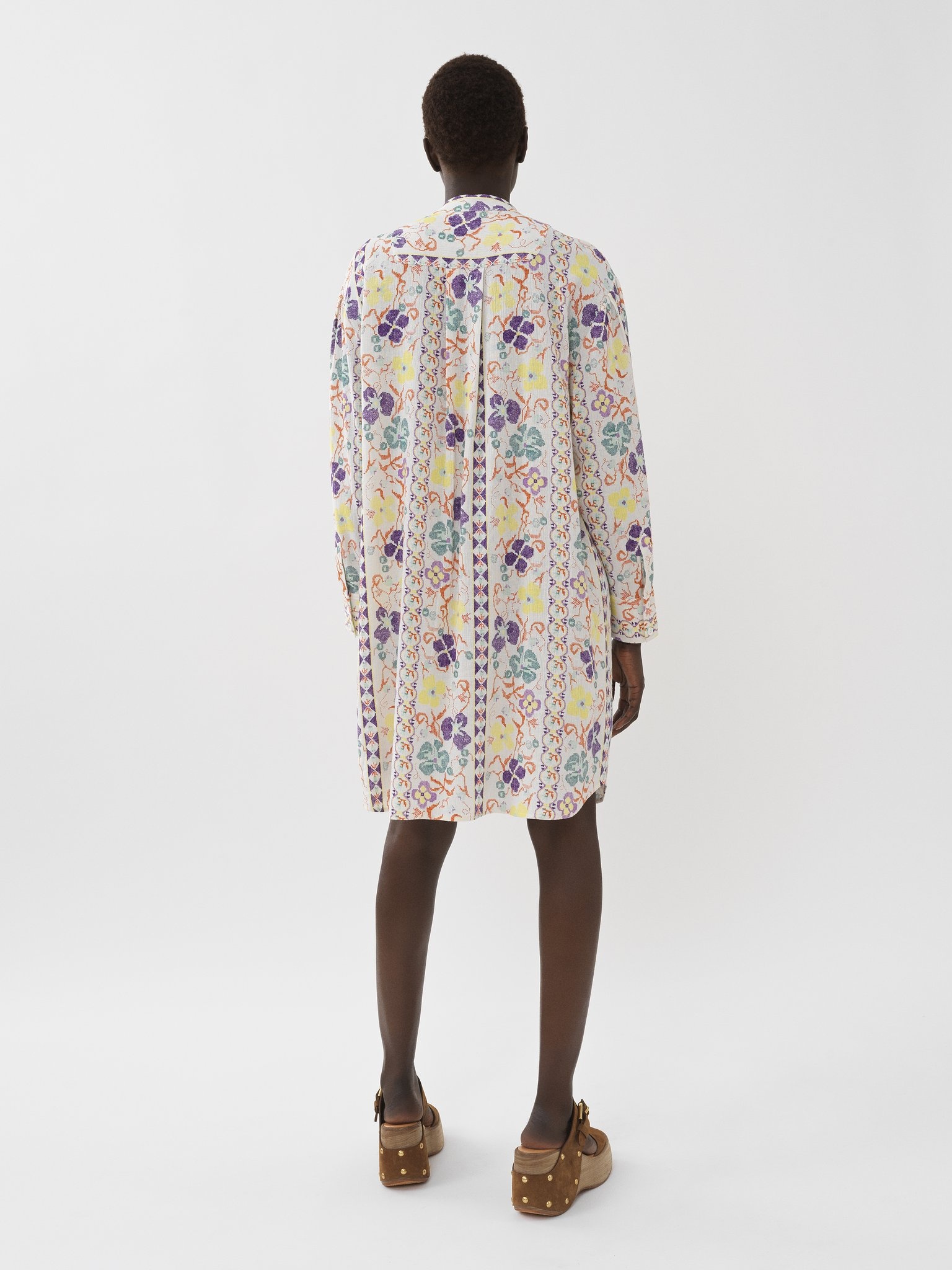 SHIRT DRESS WITH PRINT - 3