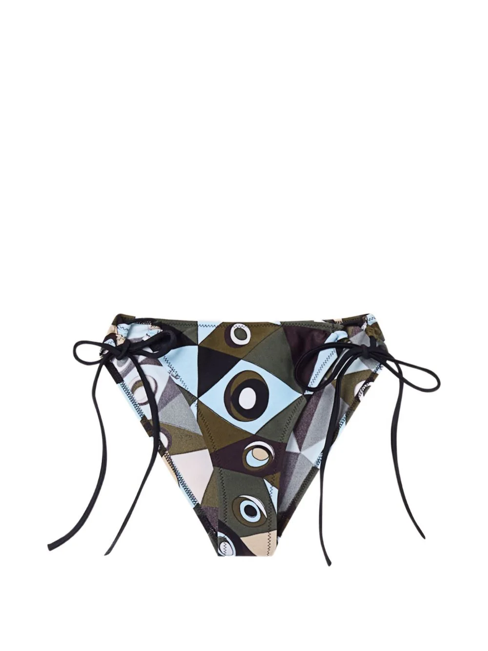 Occhi-print adjustable bikini bottoms - 1