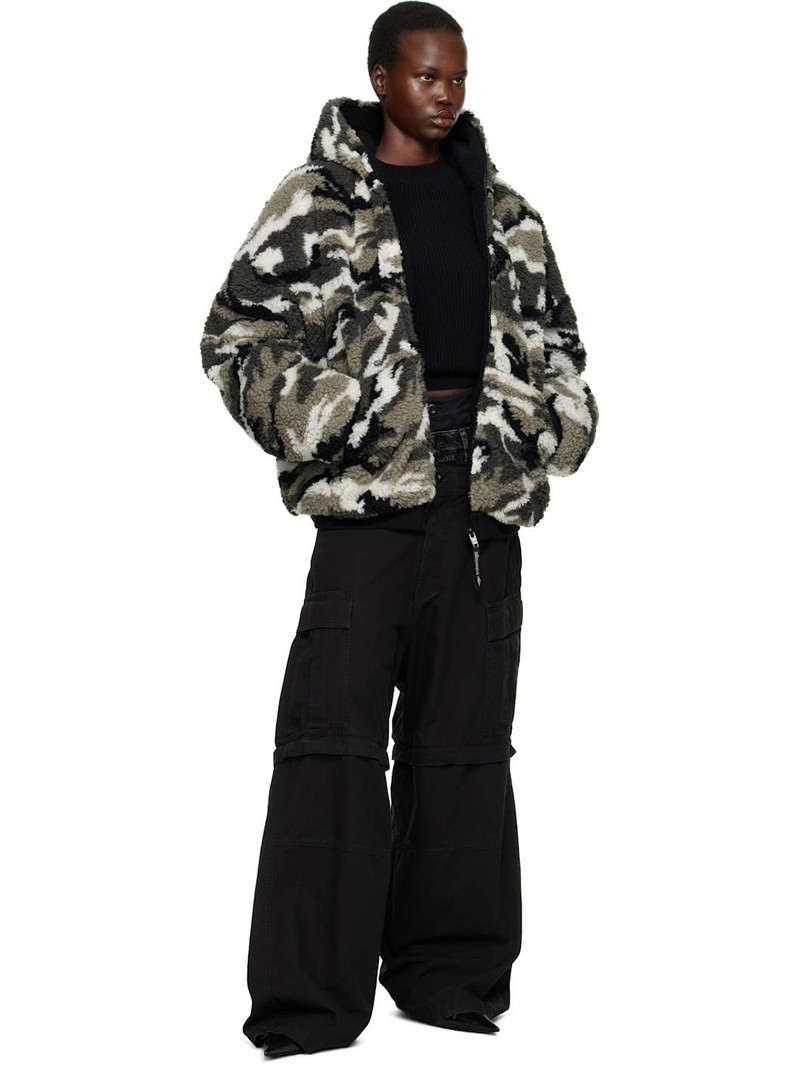 BALENCIAGA Gray Ski Zip-Up Hoodie outlook