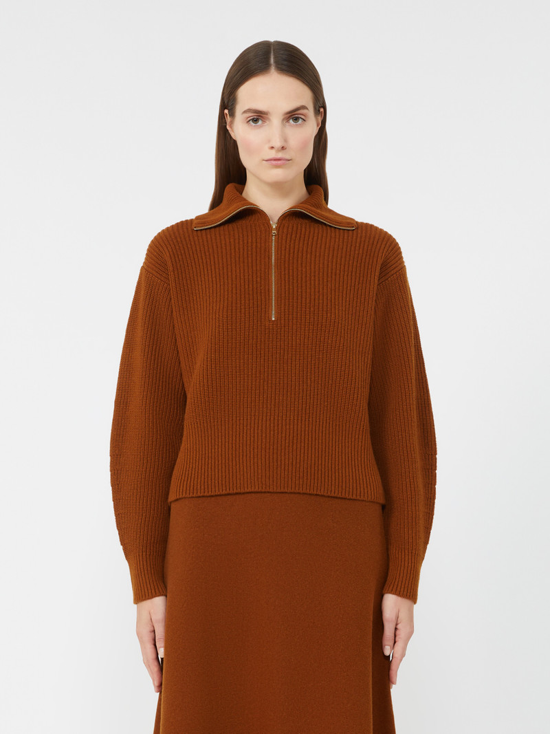 NADAR Wool and cashmere jumper with zip 3