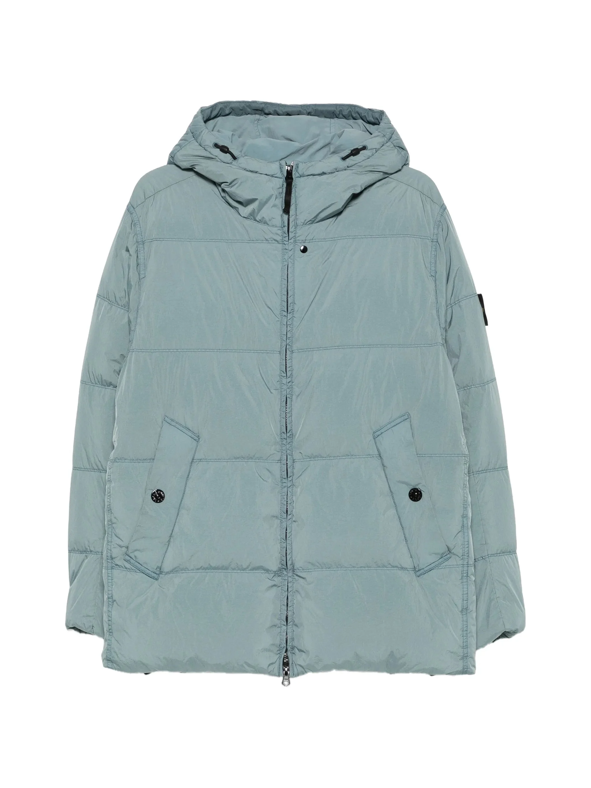 Stone Island Quilted Hooded Jacket - 1