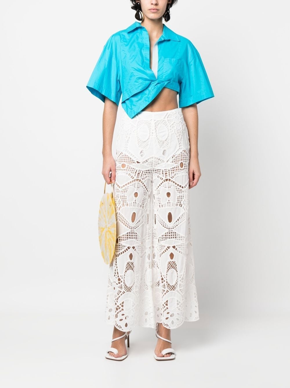 Cove embroidered trousers - 2