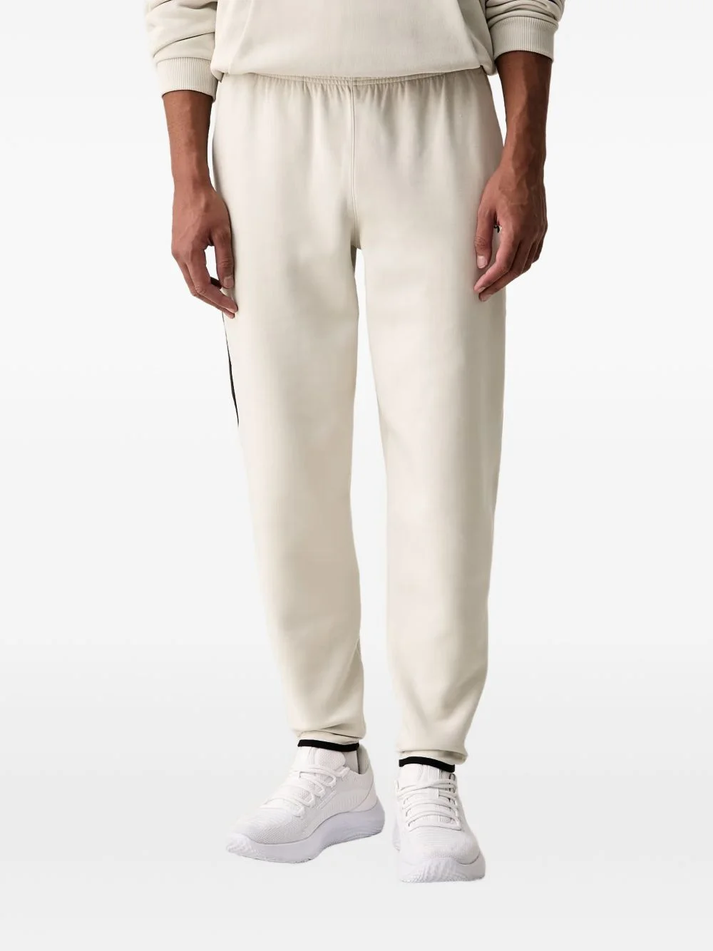 Unstoppable Fleece logo-plaque track pants - 1