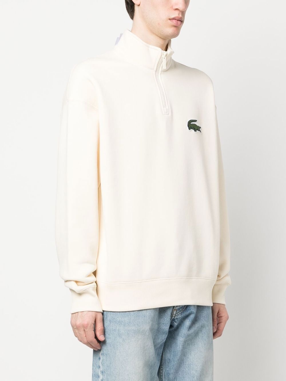 logo-patch high-neck sweatshirt - 3