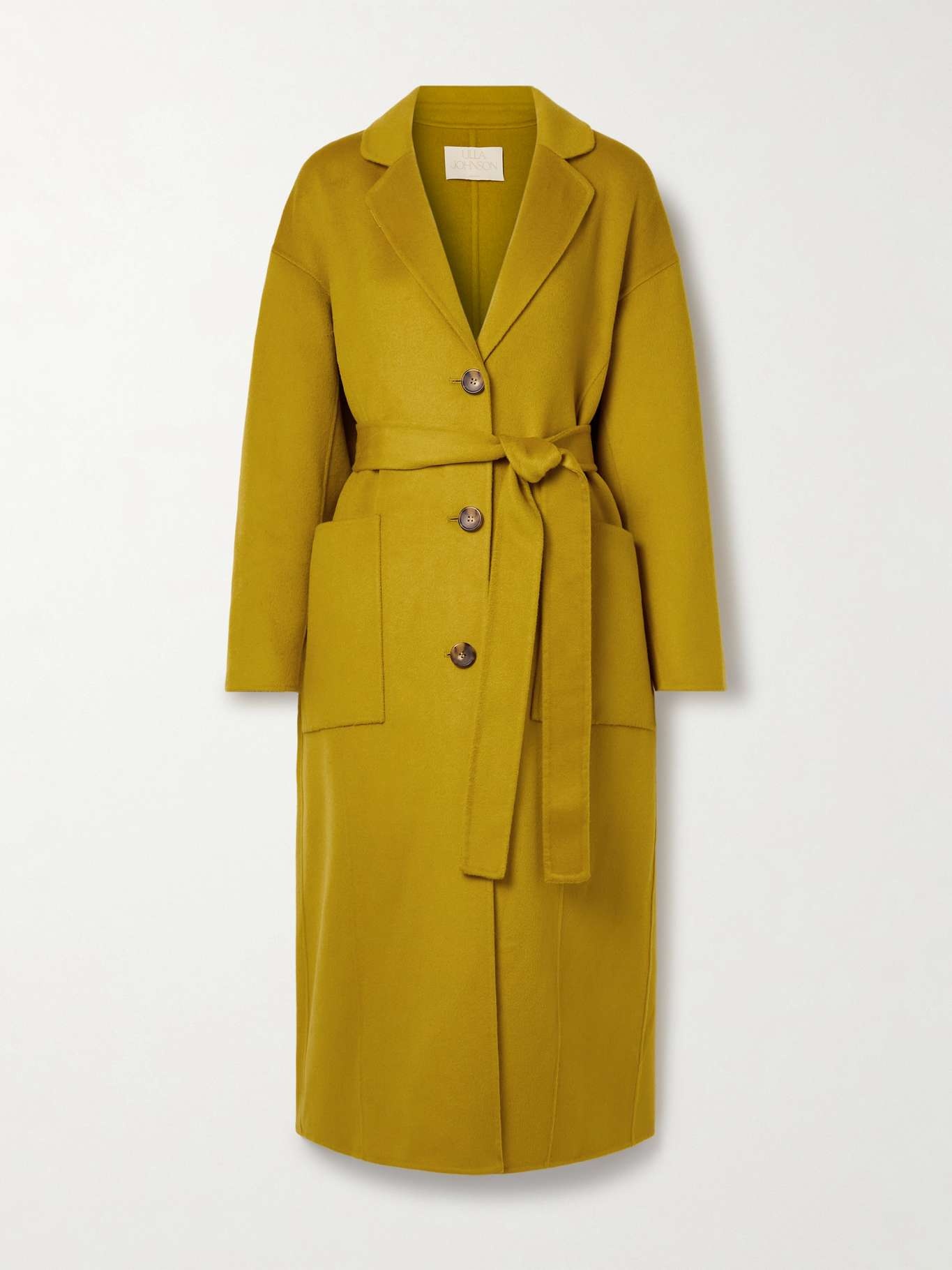 Harlow belted wool coat - 1